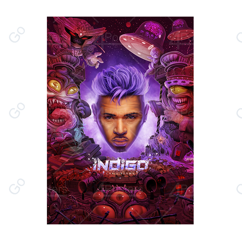 Chris Brown - Indigo - Poster