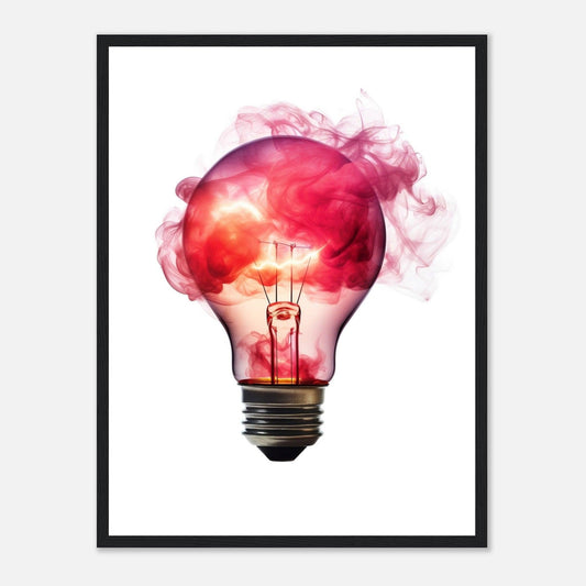 The red glowing Bulb - Go4Posters