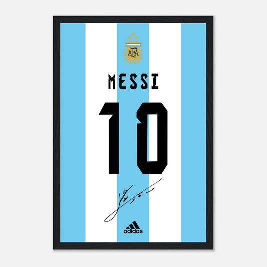 Lionel Messi Jersey Art, Argentina