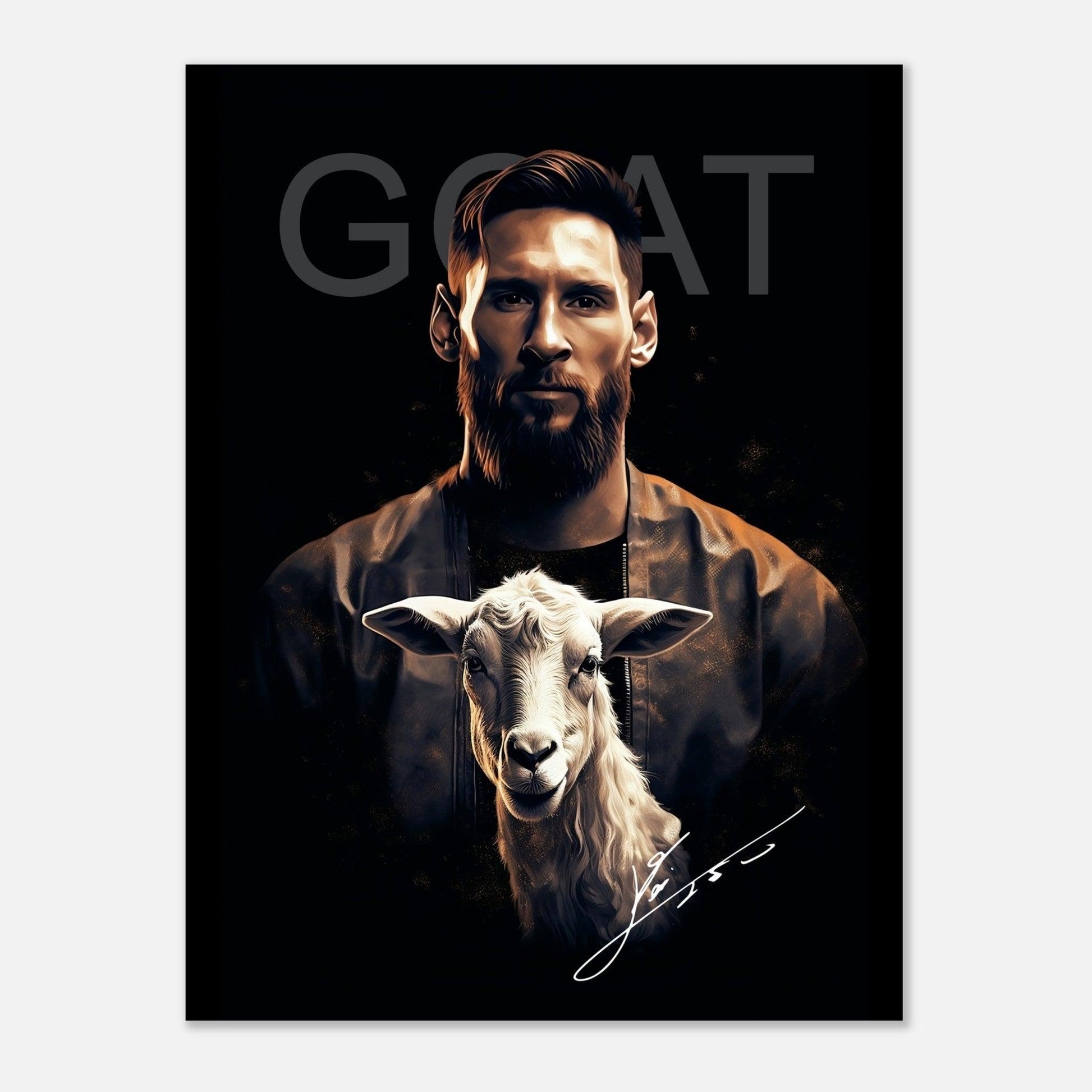 The GOAT Messi - Go4Posters