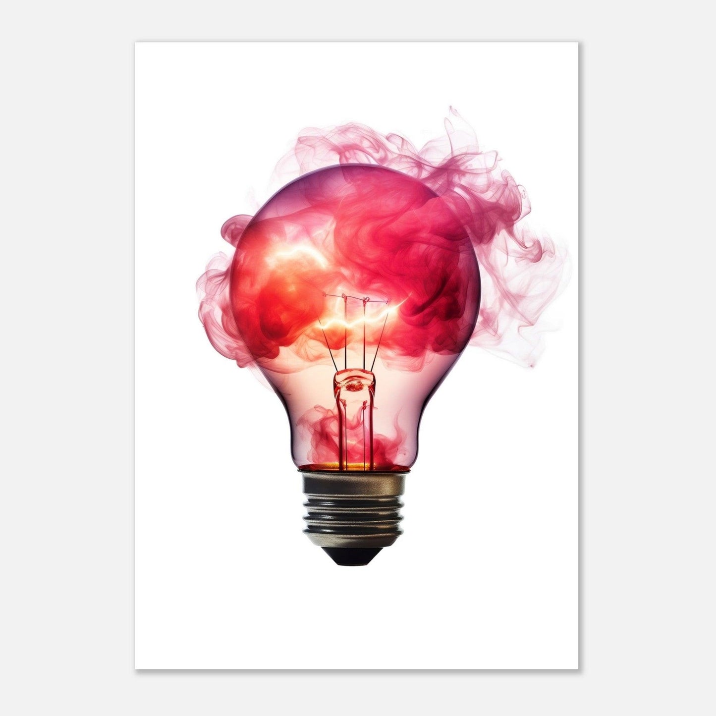 The red glowing Bulb - Go4Posters