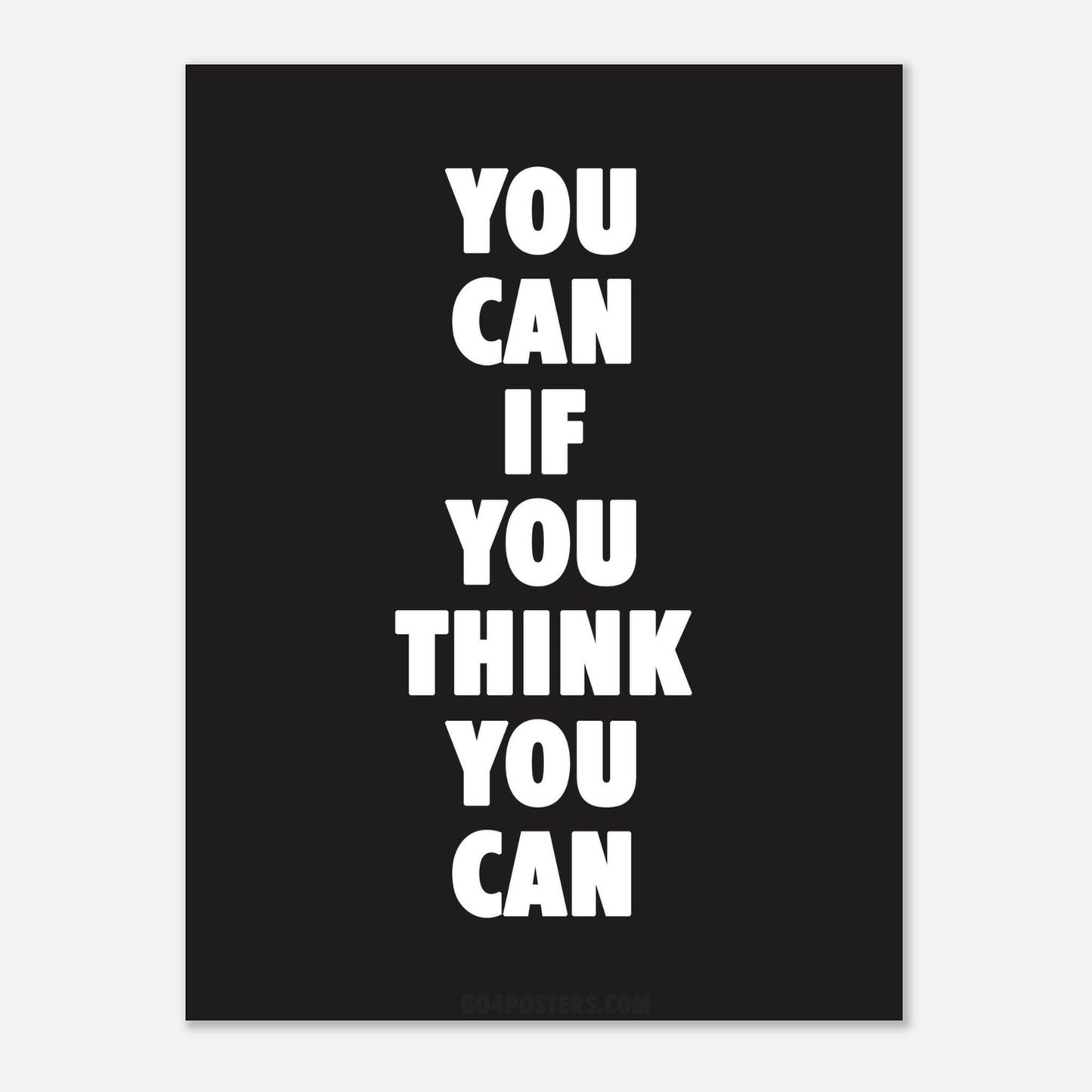 You can if you think you can -Poster