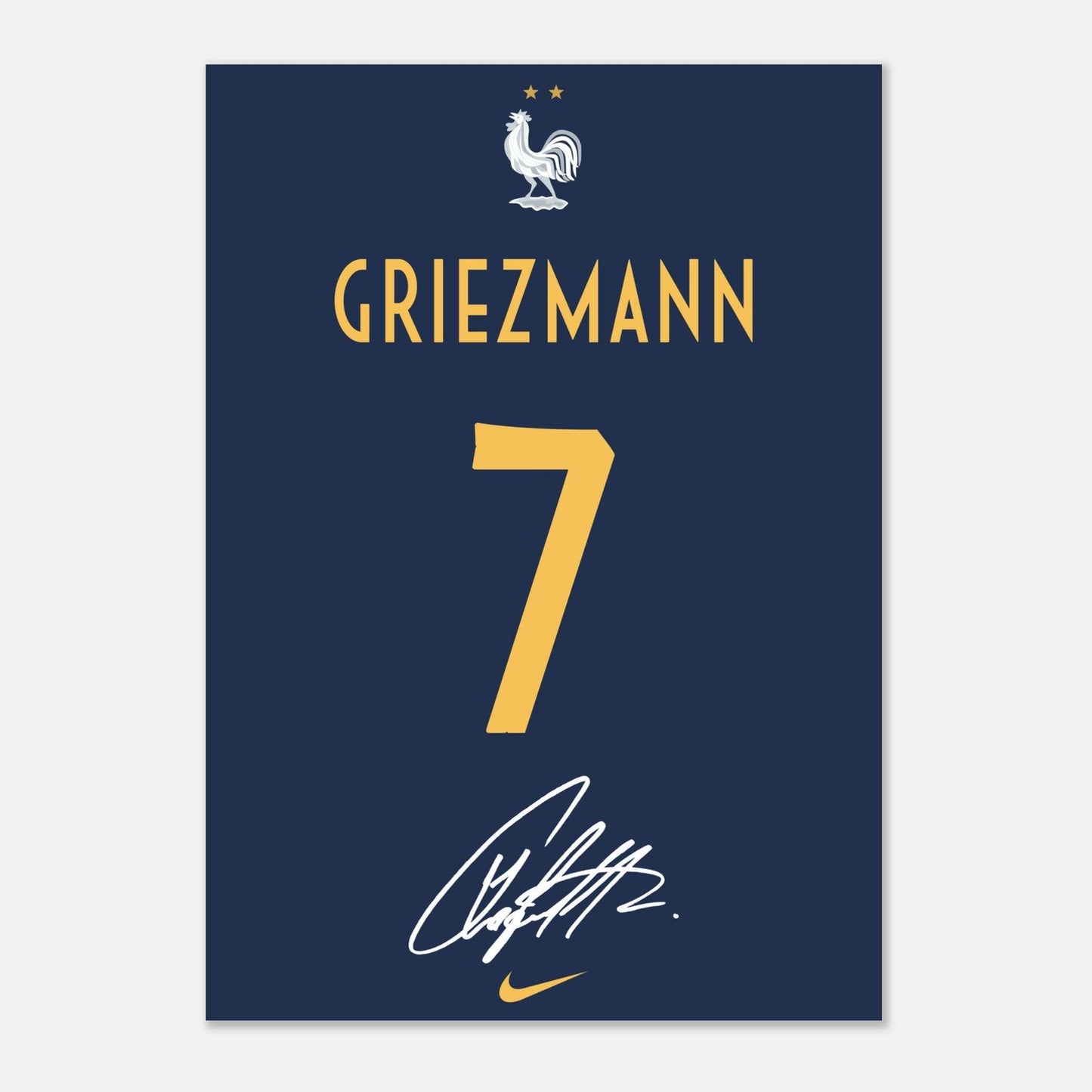 Antoine Griezmann Jersey Art, France