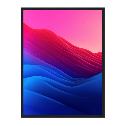 Blue, Pink, Red Gradient - Go4Posters