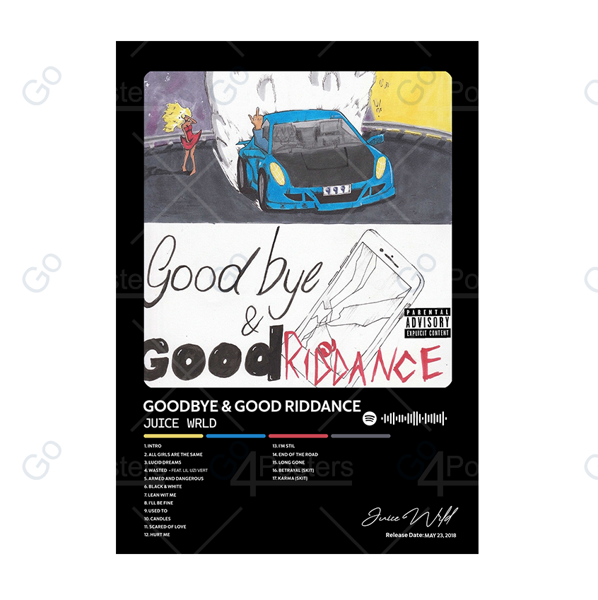 Juice Wrld- goodbye & good riddance Album Poster