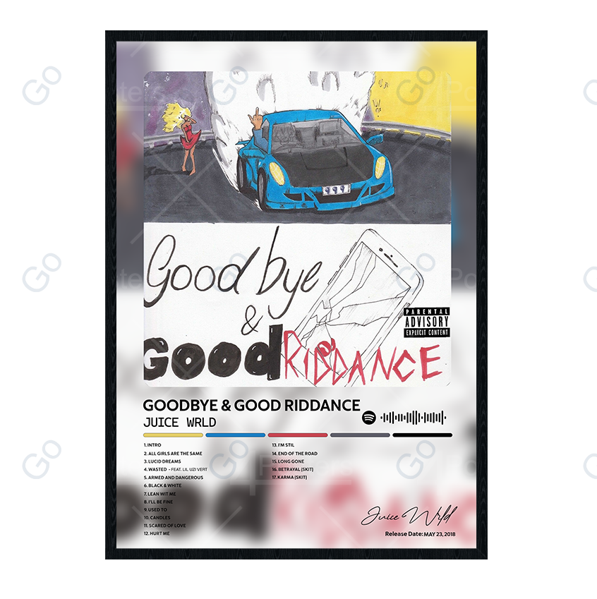 Juice Wrld- goodbye & good riddance Album Poster