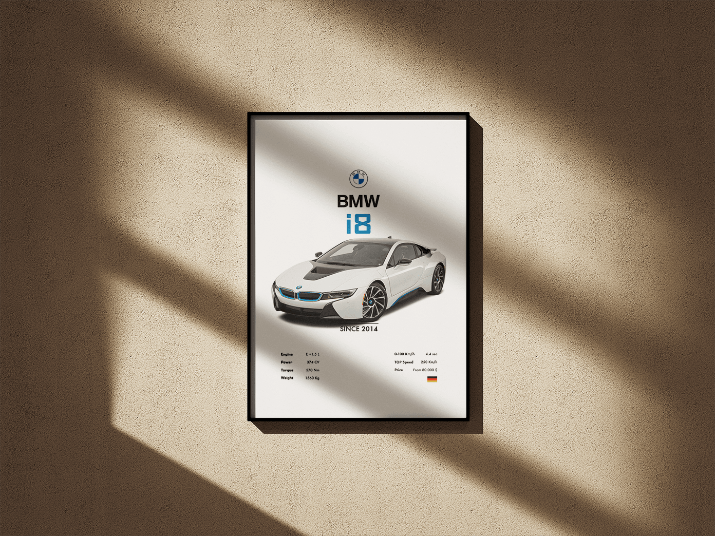 BMW i8 - Go4Posters