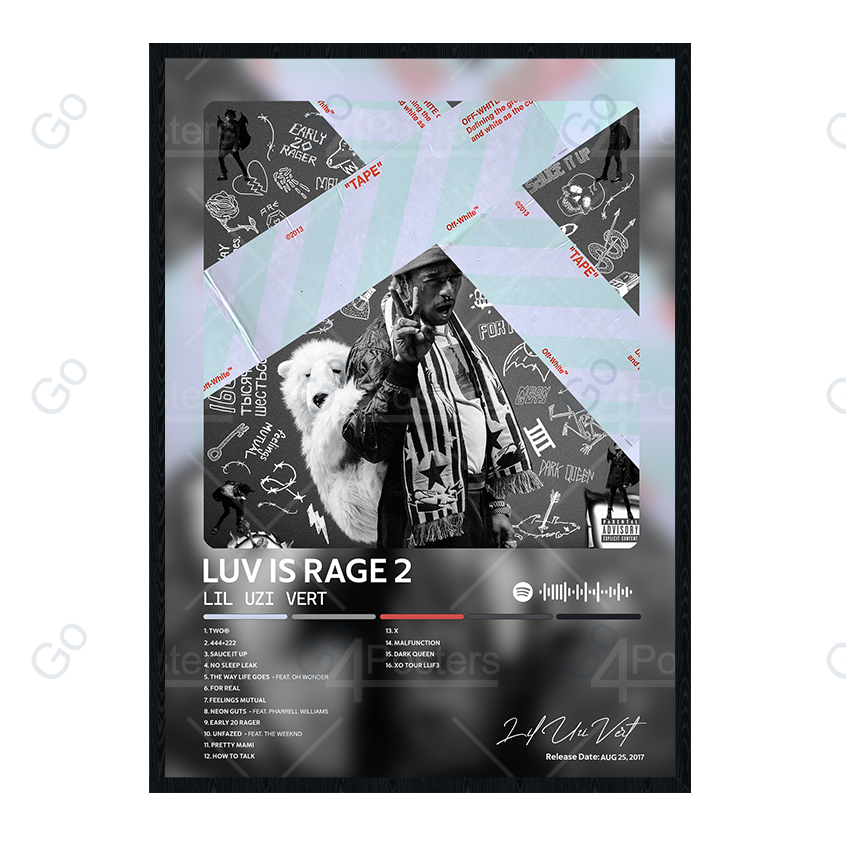 Lil Uzi Vert - Luv Is Rage 2 Album Poster