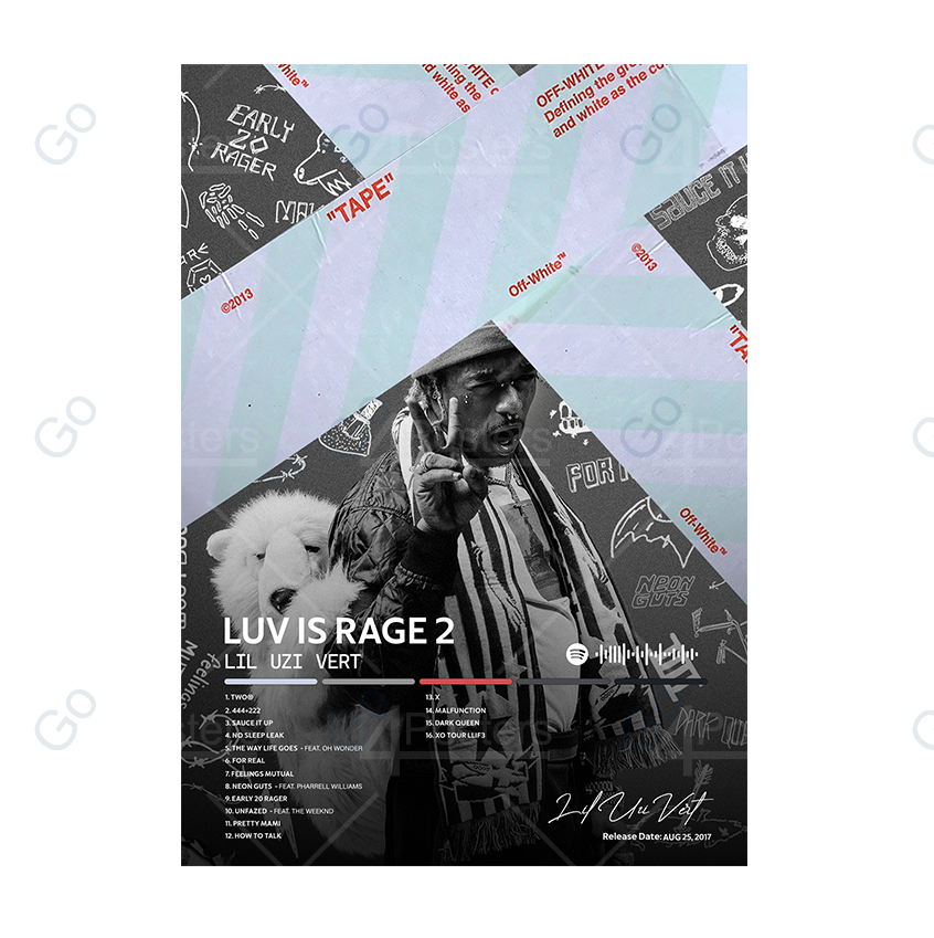 Lil Uzi Vert - Luv Is Rage 2 Album Poster