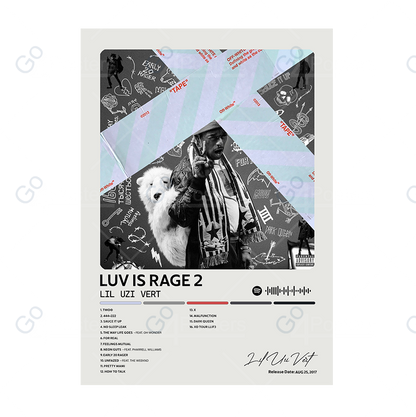 Lil Uzi Vert - Luv Is Rage 2 Album Poster