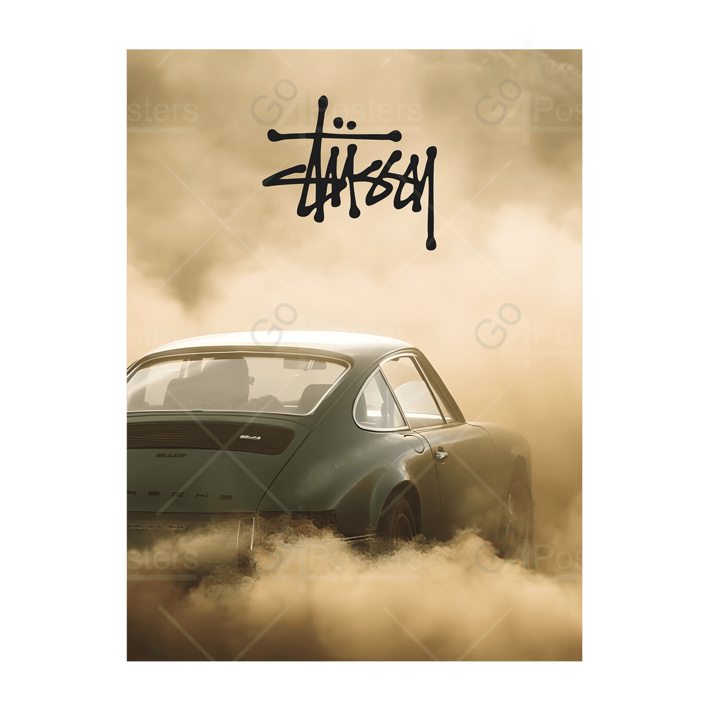 Stussy Poster, Car Porsche