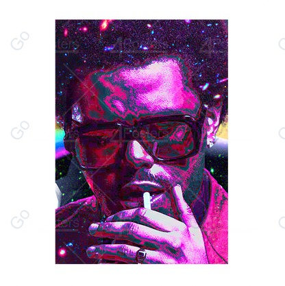 The Weeknd Colorful Art - Poster