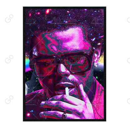 The Weeknd Colorful Art - Poster