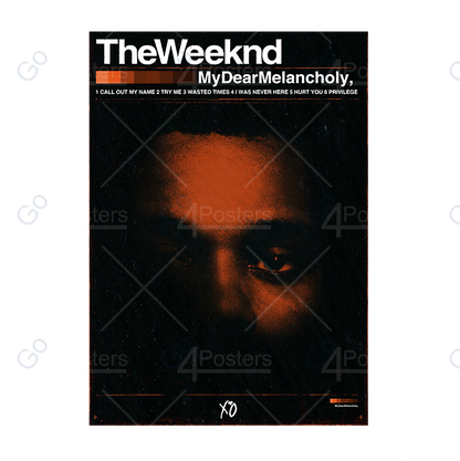 The Weeknd My Dear Melancholy, - Poster